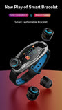 2 in 1 Fitness Bracelet With Wireless Bluetooth Headphone - Etrendpro