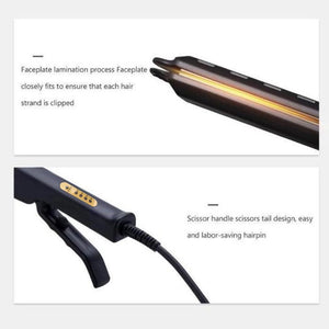 CERAMIC TOURMALINE IONIC FLAT IRON HAIR STRAIGHTENER - Etrendpro