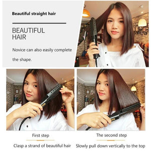 CERAMIC TOURMALINE IONIC FLAT IRON HAIR STRAIGHTENER - Etrendpro